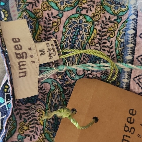 UMGEE Floral Midi Lenght Long Sleeve Dress Top - Picture 6 of 7